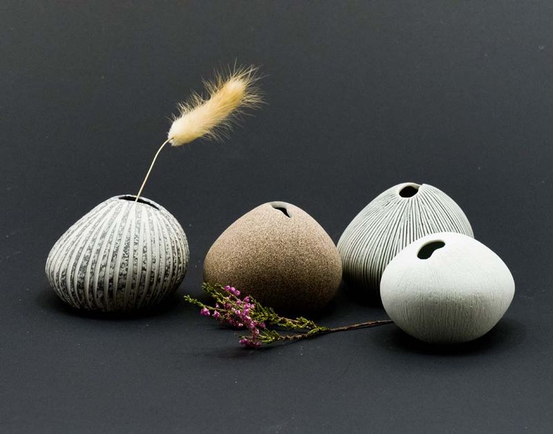 Vase Asti, Small – Grey